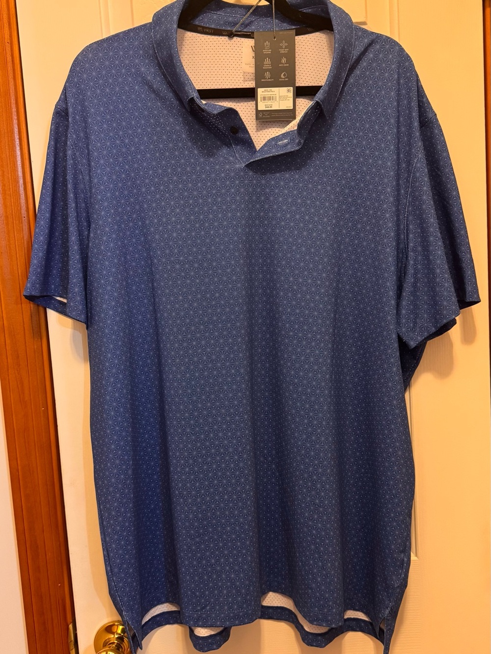 Men's XXL VRST Performance Polo Shirt NWT
